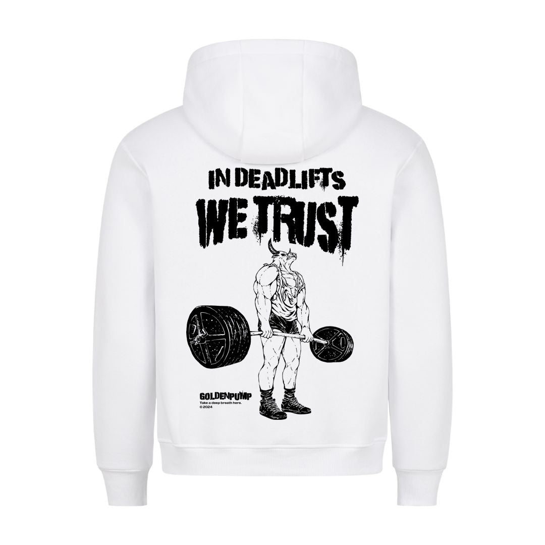 In Deadlifts we trust (Backprint) Hoodie