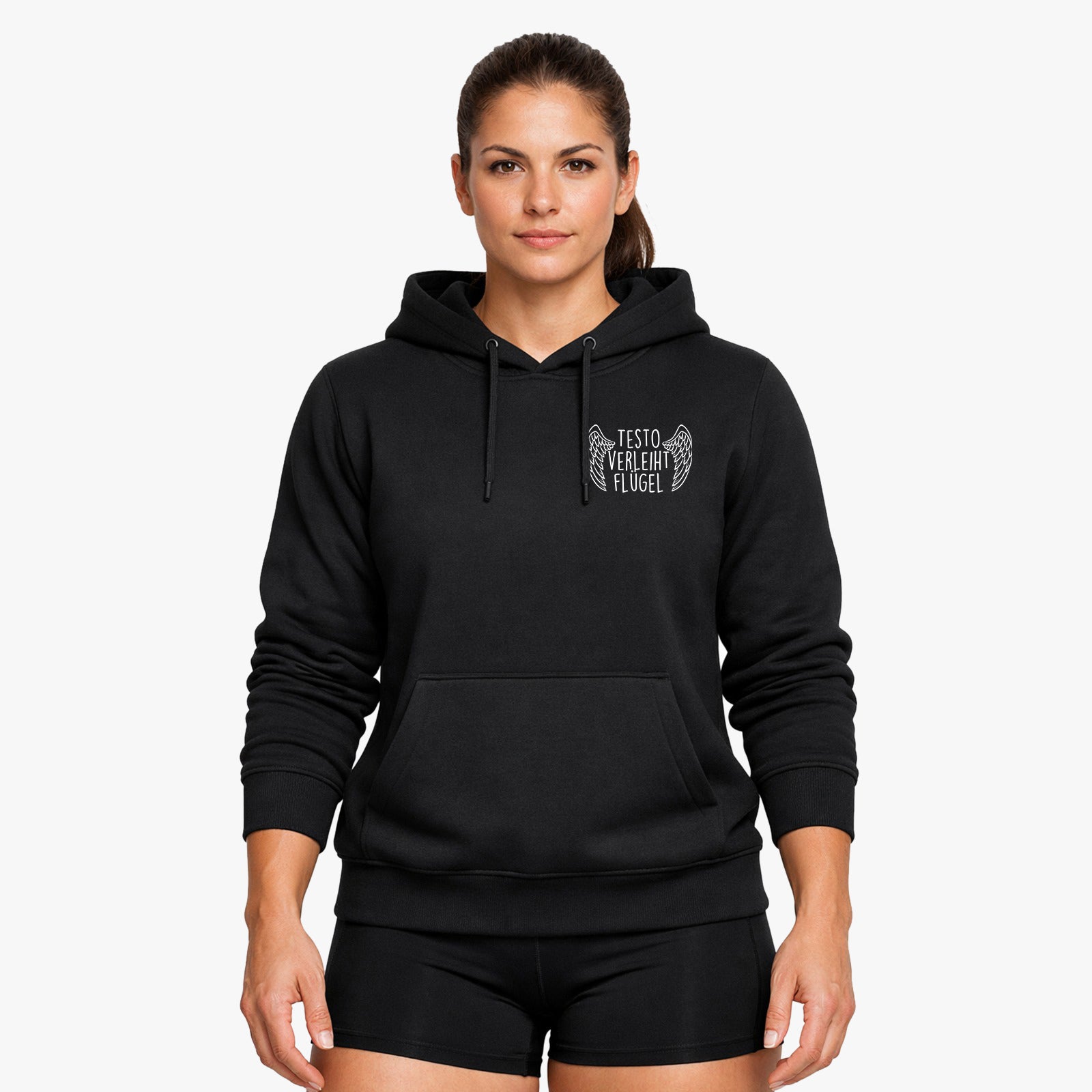 Testo verleiht flügel Hoodie
