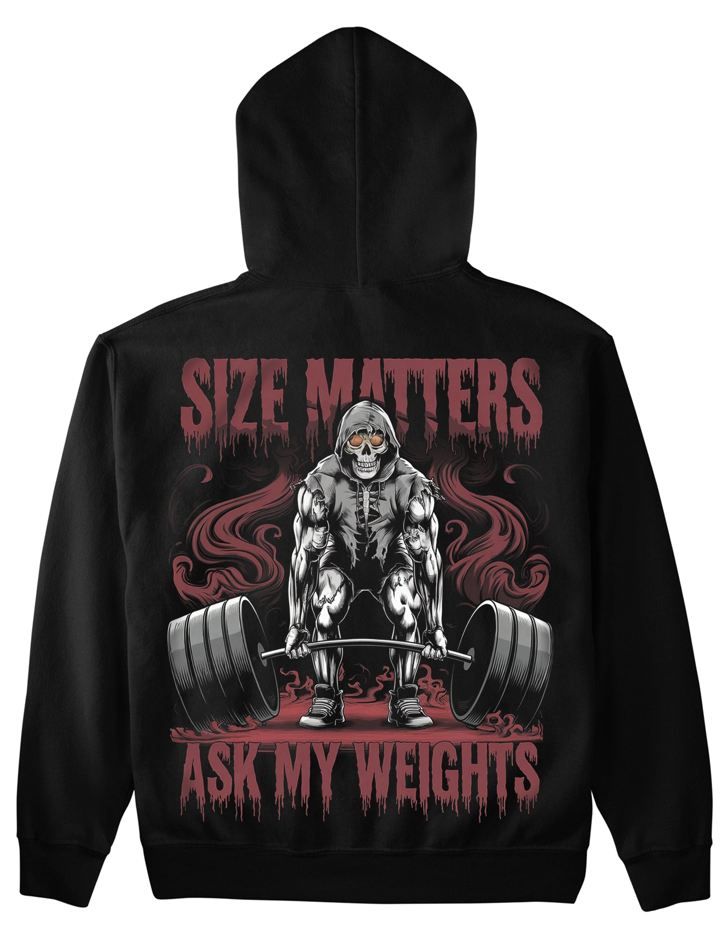 size matters (Backprint) Hoodie