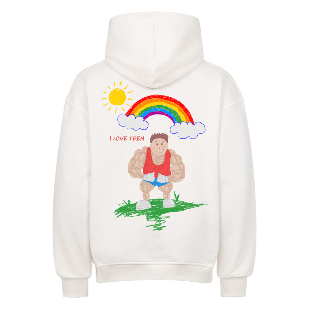 I Love Tren Oversized (Backprint) Hoodie