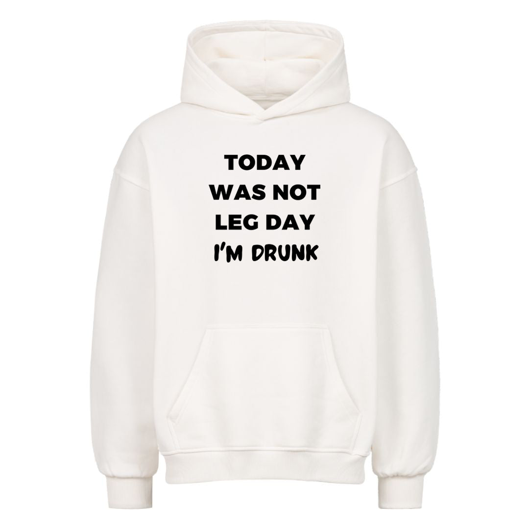 Hoy no era el día de las piernas con capucha extragrande