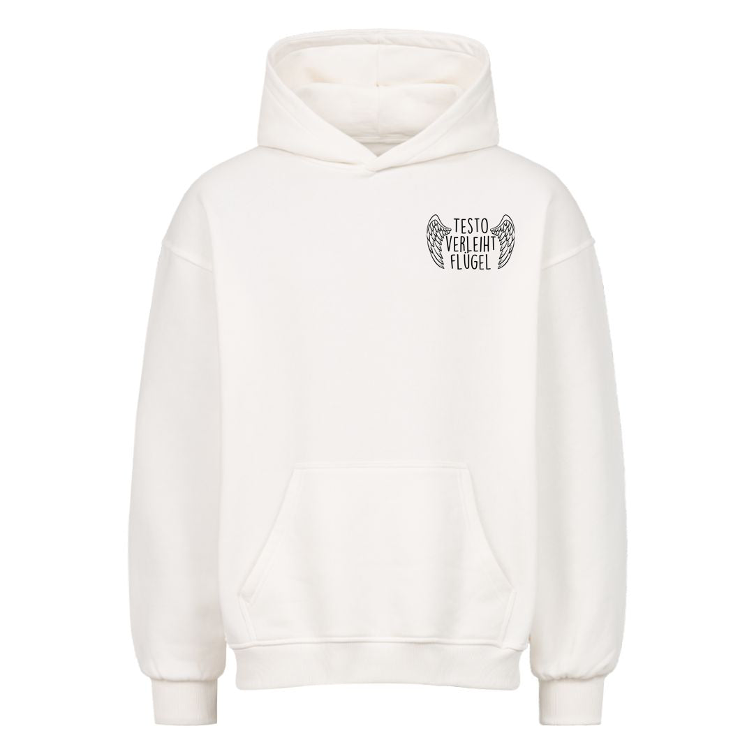 Testo verleiht flügel Oversized Hoodie