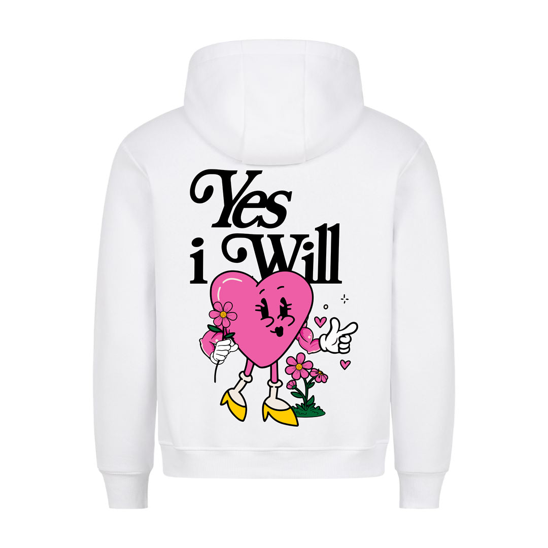 Yes i will (Backprint) Hoodie