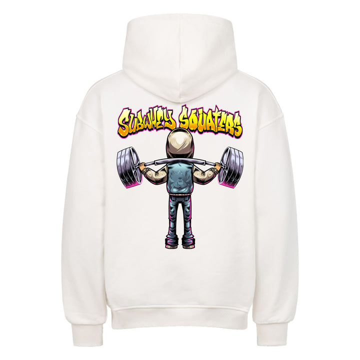 Subwhey Squaters (Backprint) Oversized Hoodie