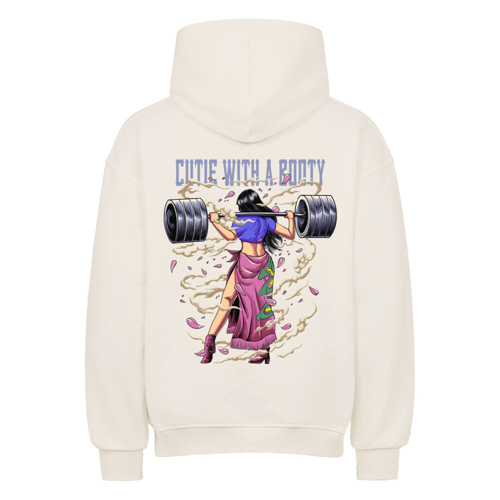 Cutie with a booty Oversized Hoodie