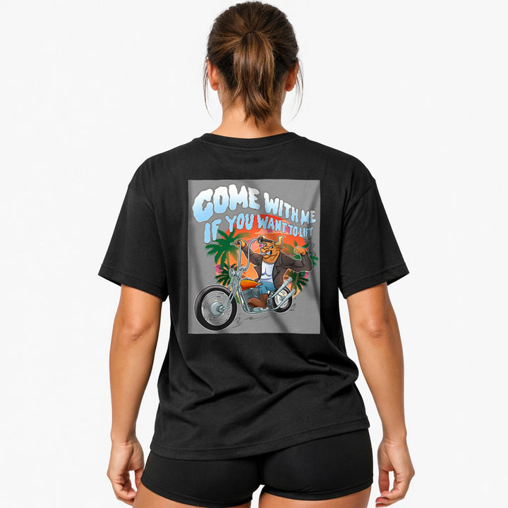 Come with me Oversized (Backprint) Shirt