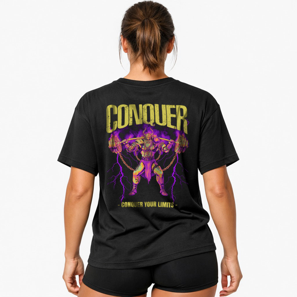 Conquer your limits (Backprint) Oversized Shirt