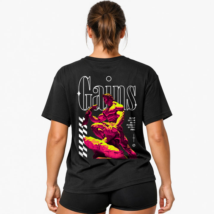 Gains (Backprint) Oversized Shirt