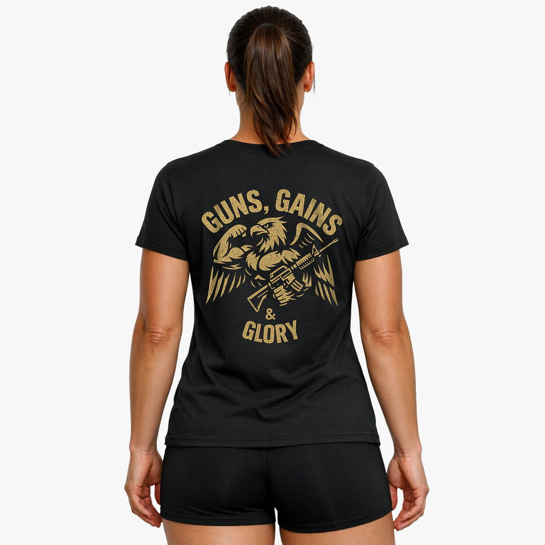 Gains & Glory (Backprint) T-Shirt
