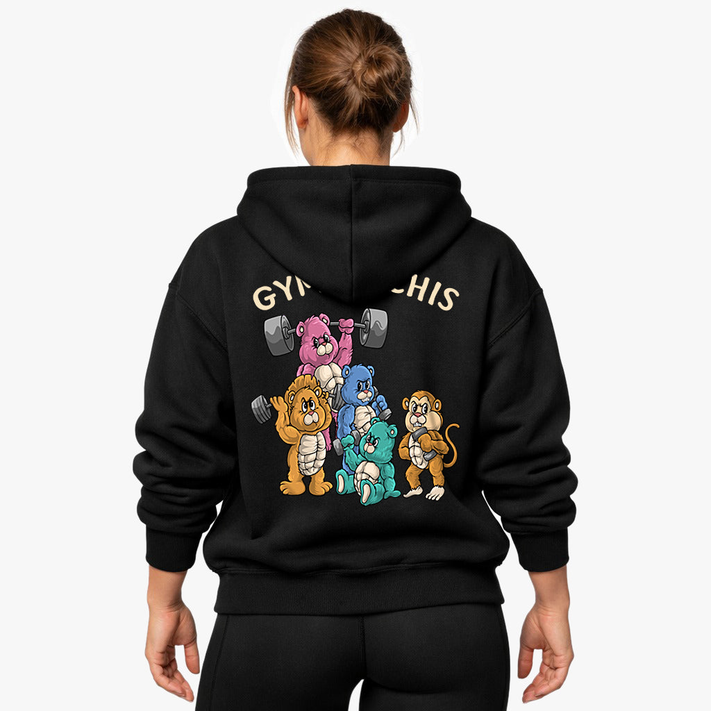 Gymbärchis (Backprint) Oversized Hoodie