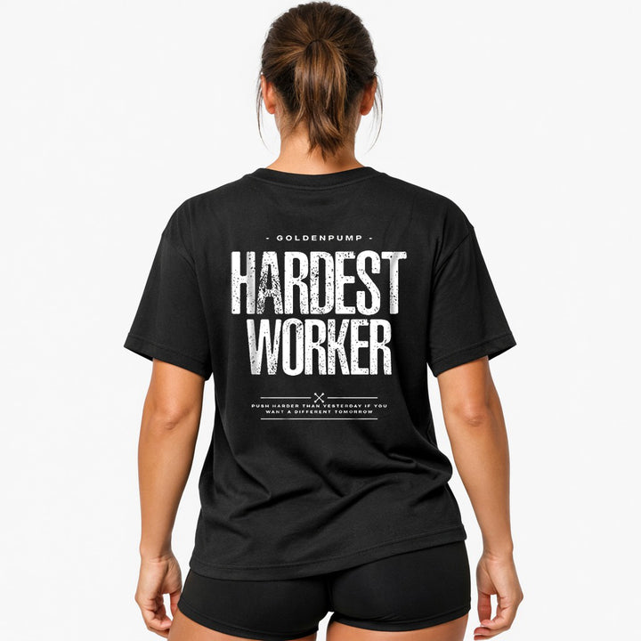 Hardest Worker (Backprint) Oversized Shirt