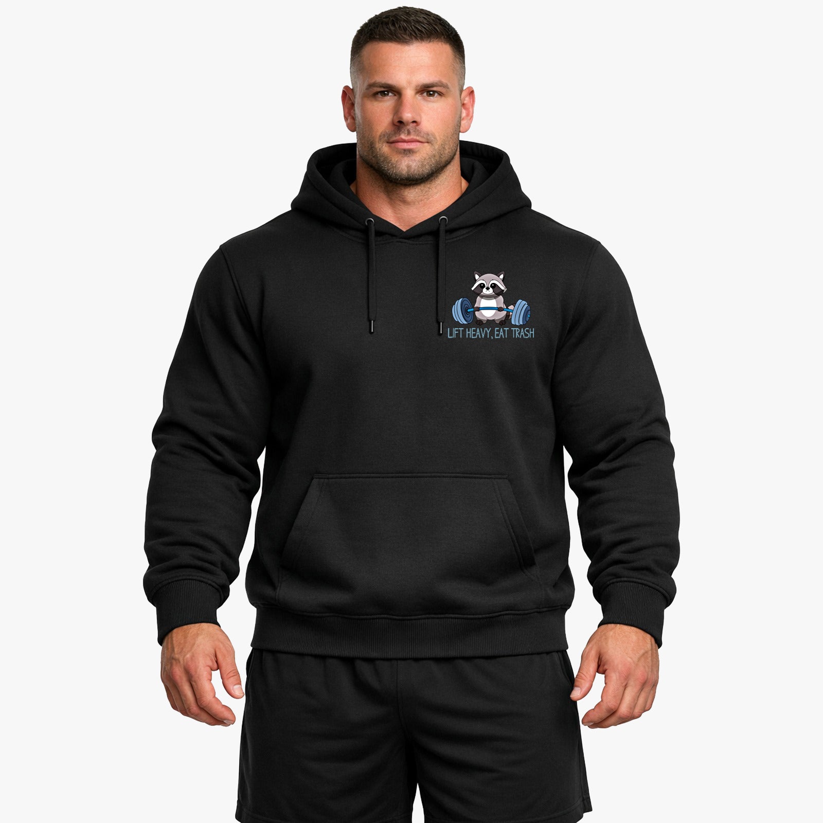 Lift heavy, eat trash Hoodie