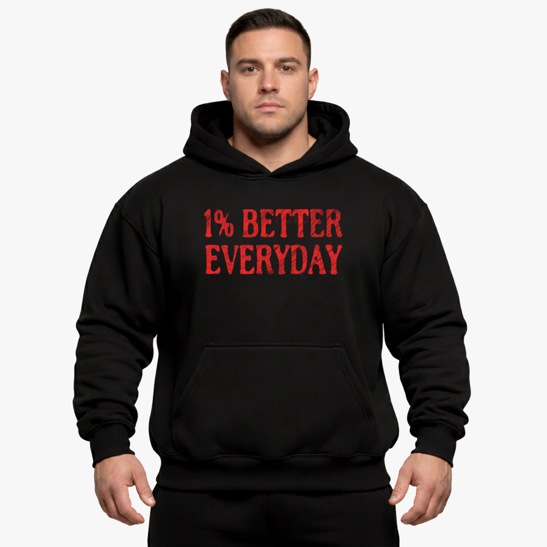 1% Better Everyday Oversized Hoodie