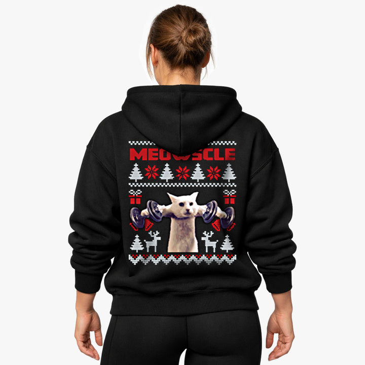 Meowscle Oversized (Backprint) Hoodie