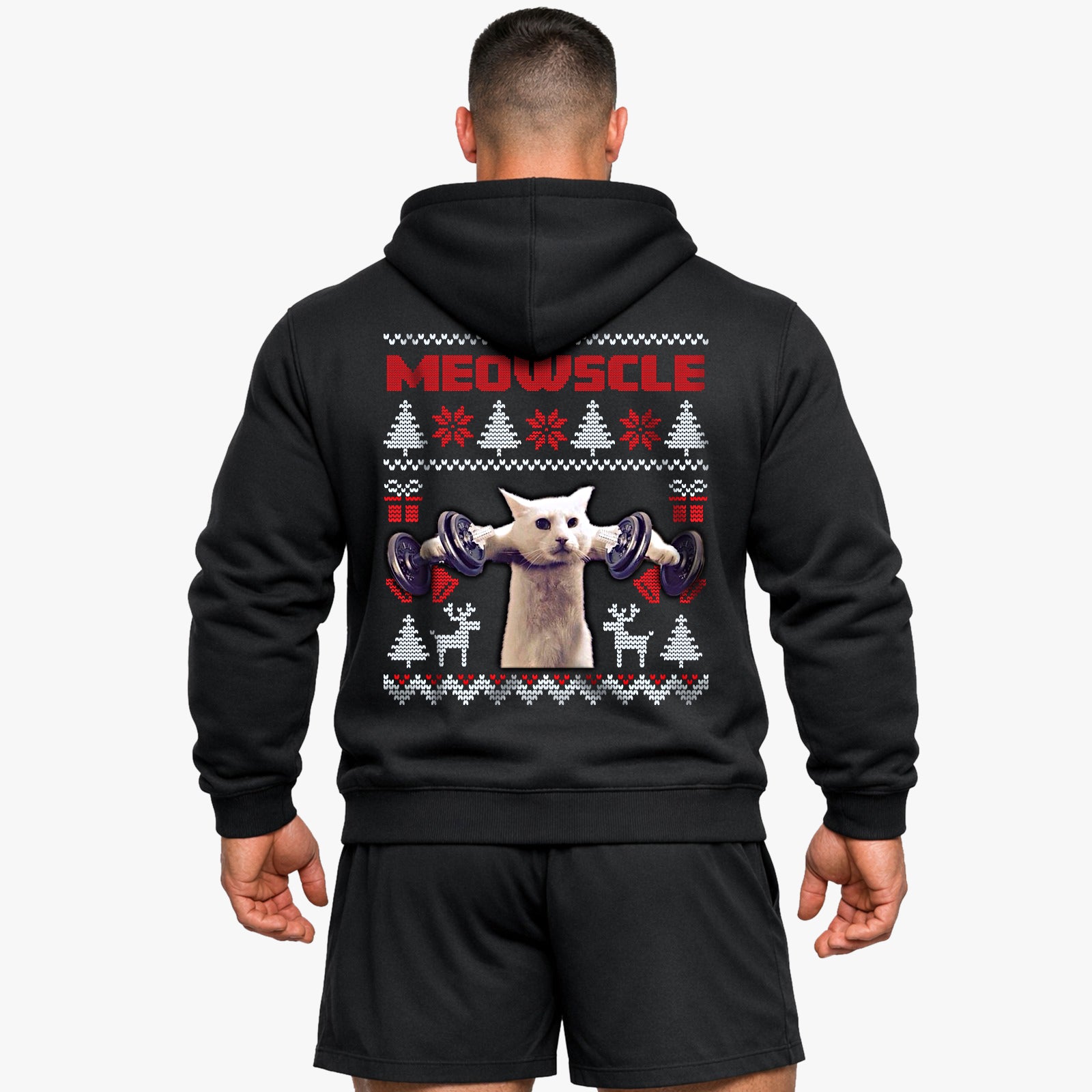 Meowscle (Backprint) Hoodie