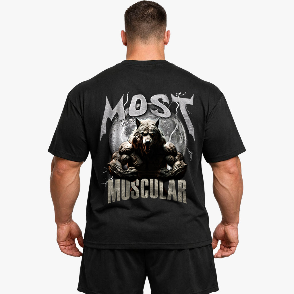 Most Muscular (Backprint) Oversized Shirt