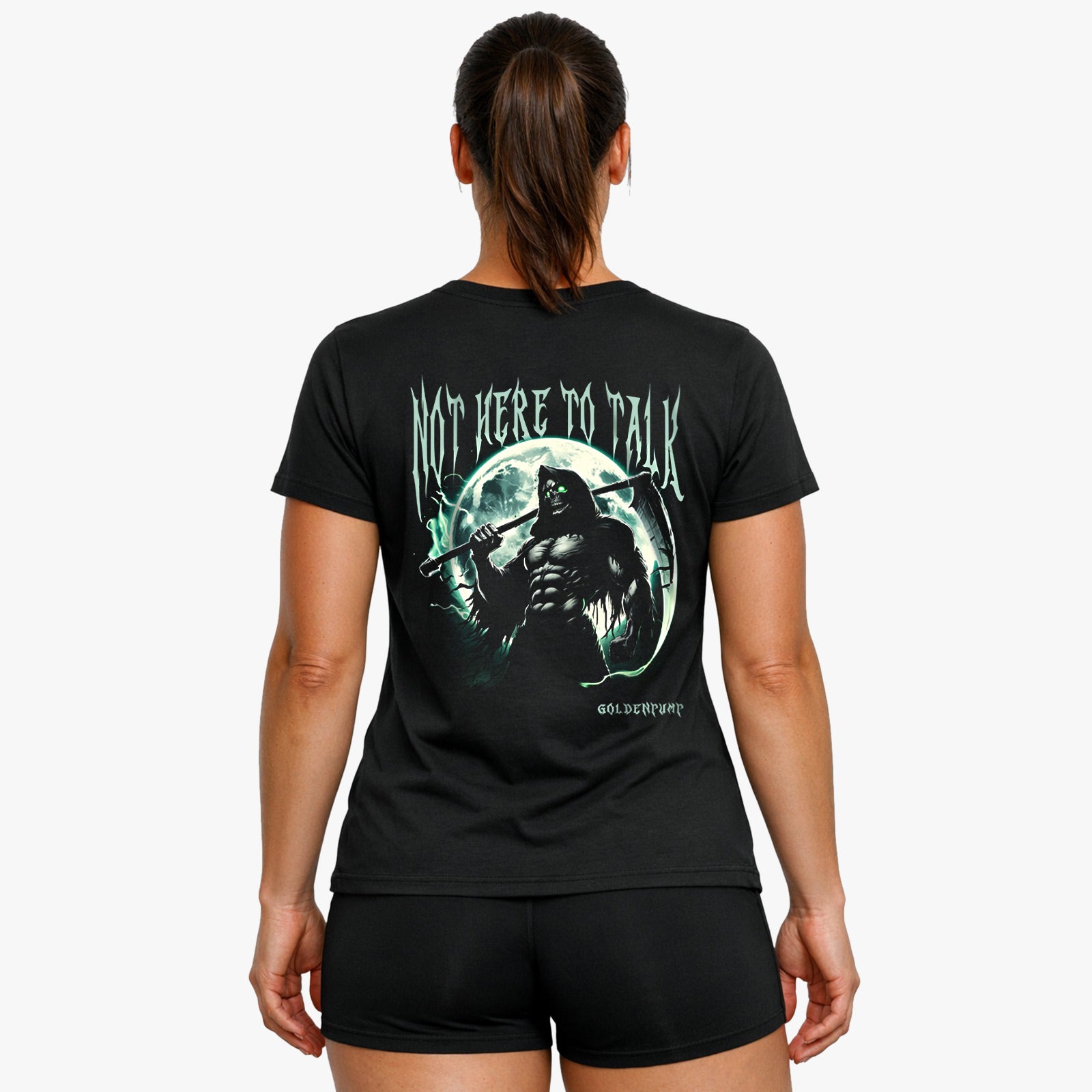 Not here to talk (Backprint) Shirt