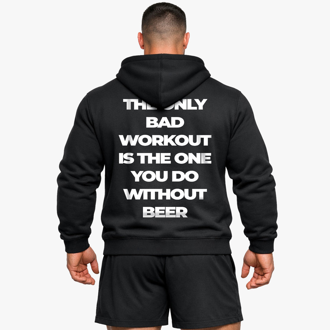 Sweat à capuche Seulement un mauvais entraînement (backprint)
