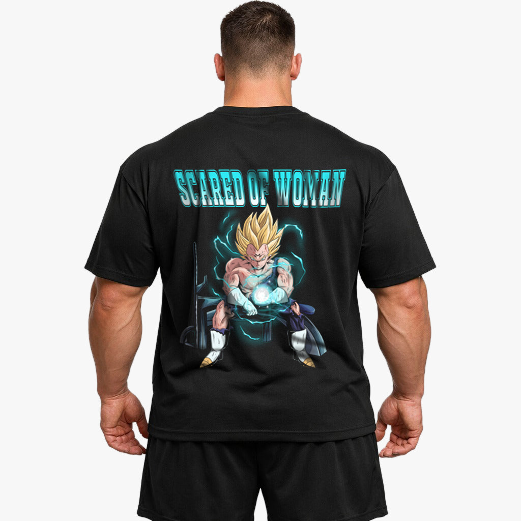 Scared of Woman Oversized (Backprint) Shirt