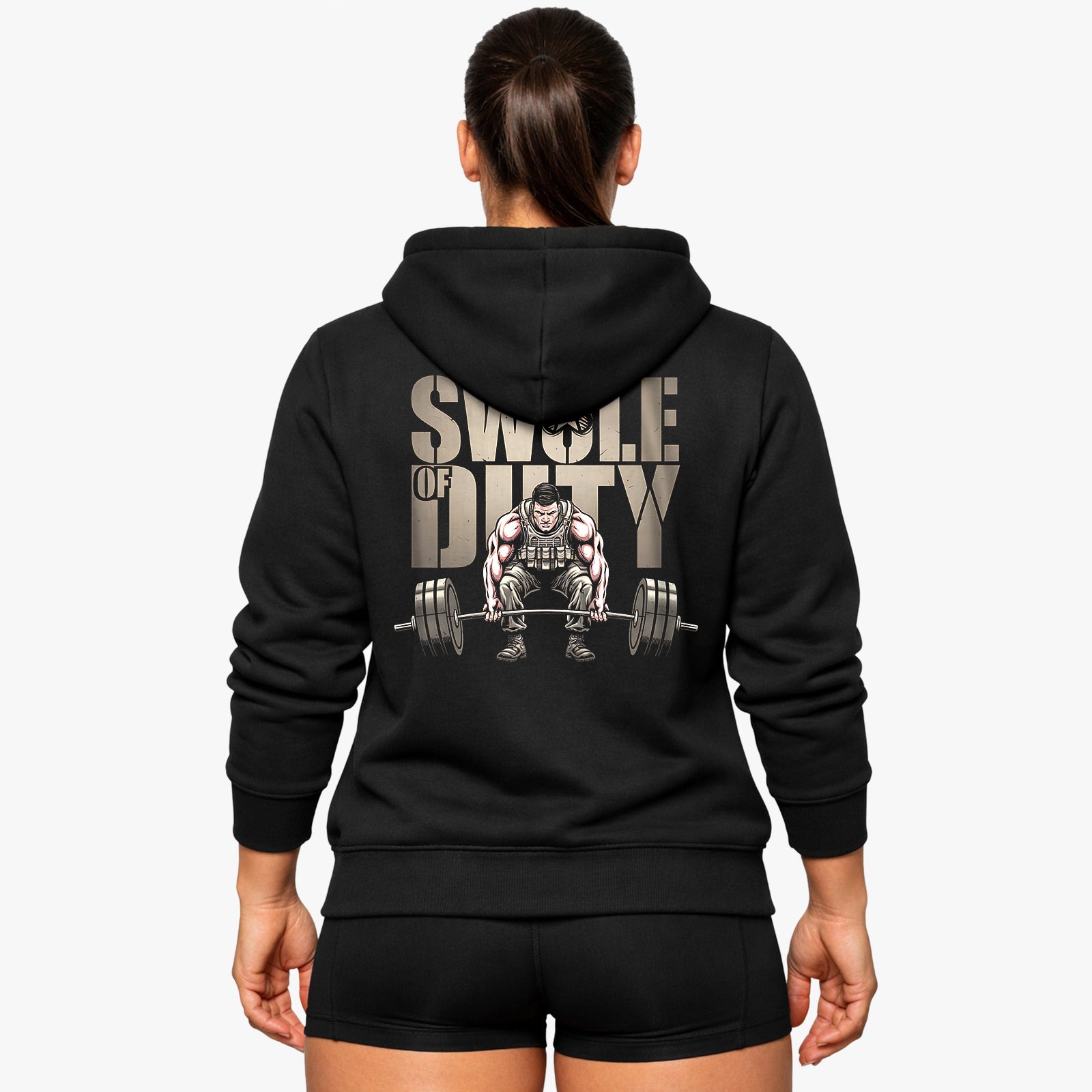 Swole of Duty(V2) (Backprint) Hoodie