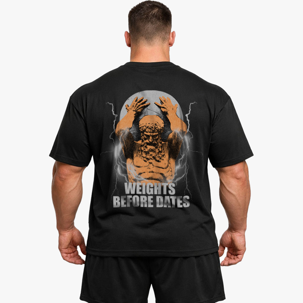 Weights before dates (Backprint) Oversize Blast