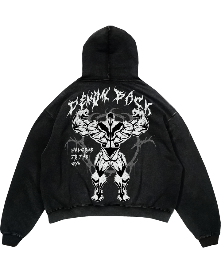 Demon Back (Backprint) Oversized Hoodie