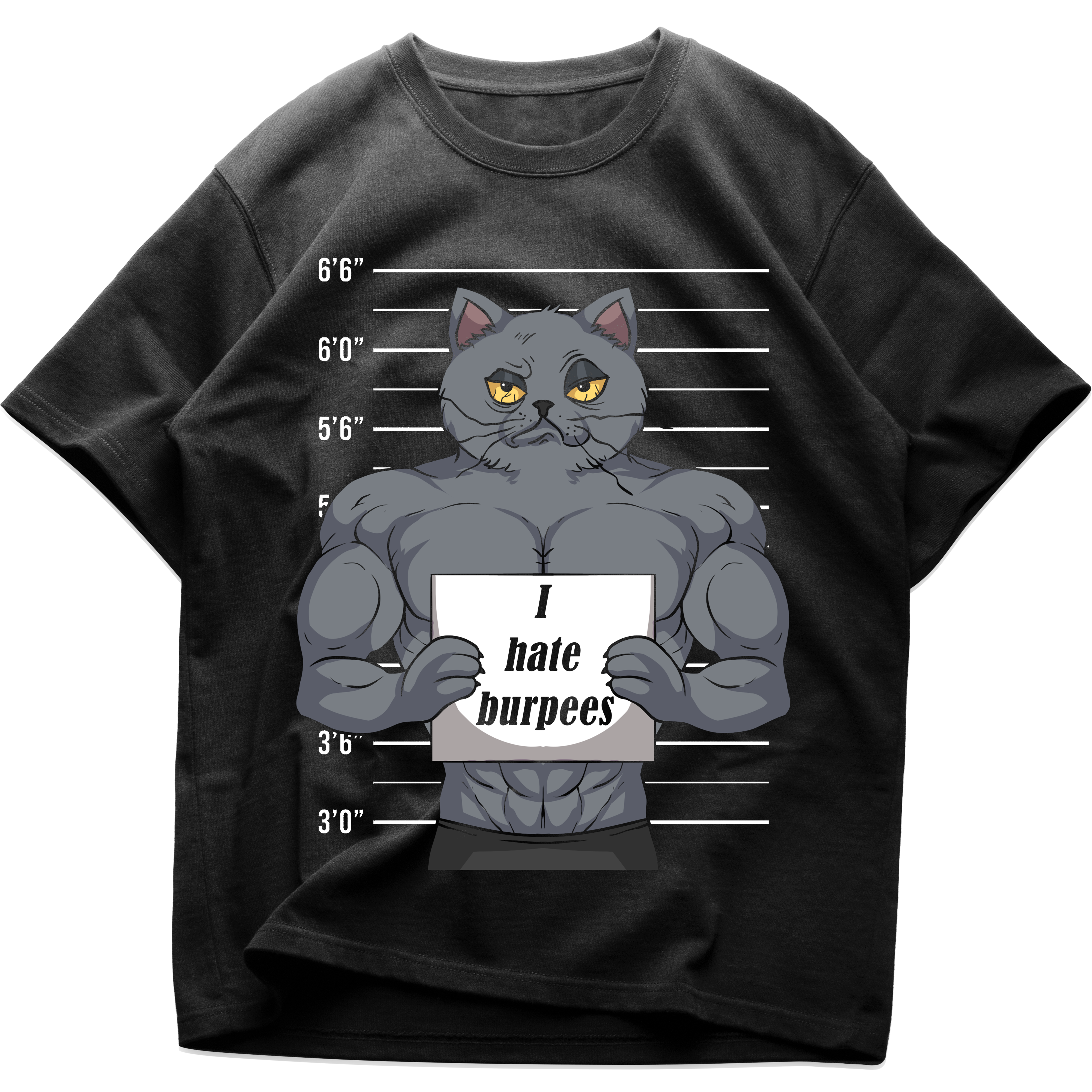 I hate Burpees Oversized Shirt