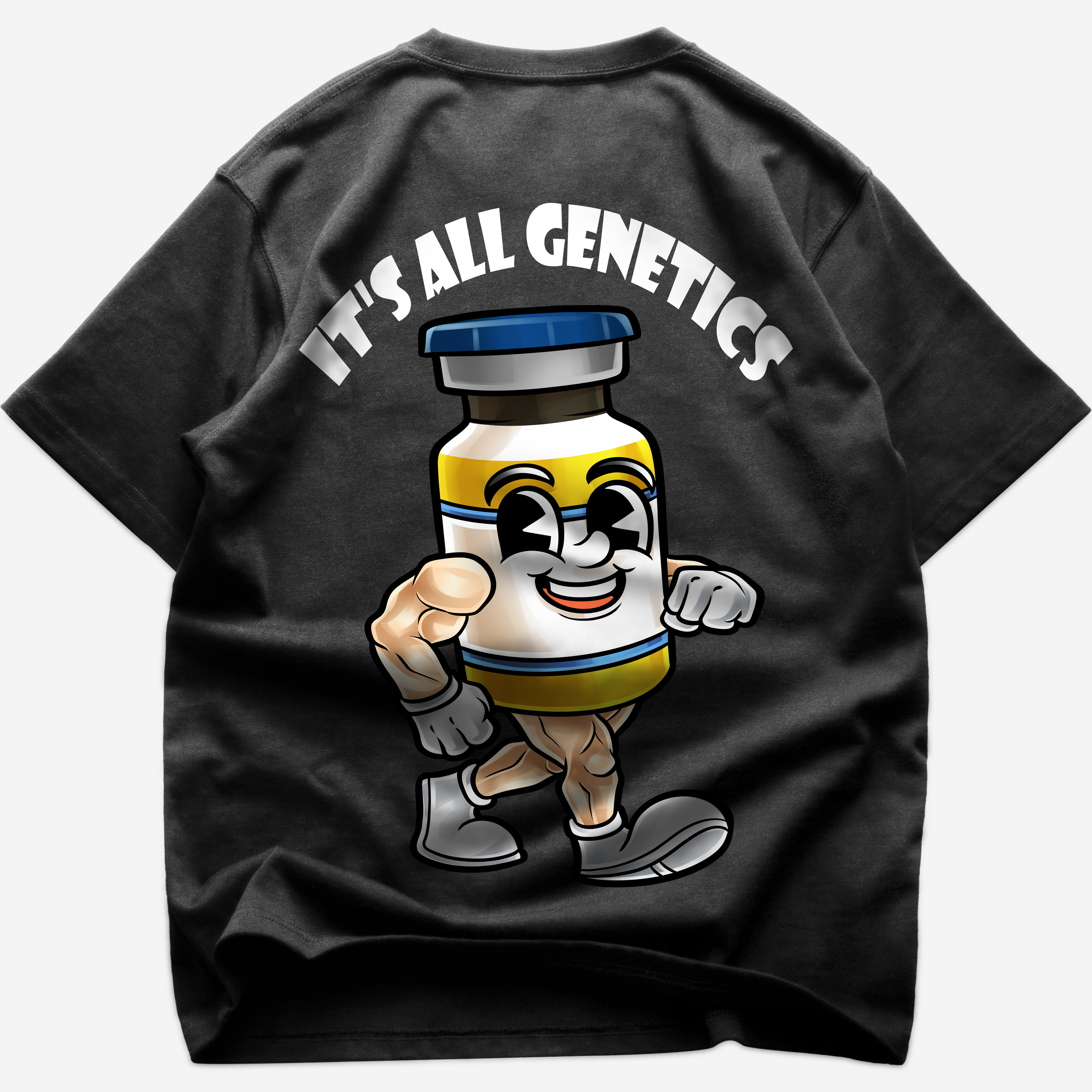 It´s all genetics (Backprint) Oversized Shirt