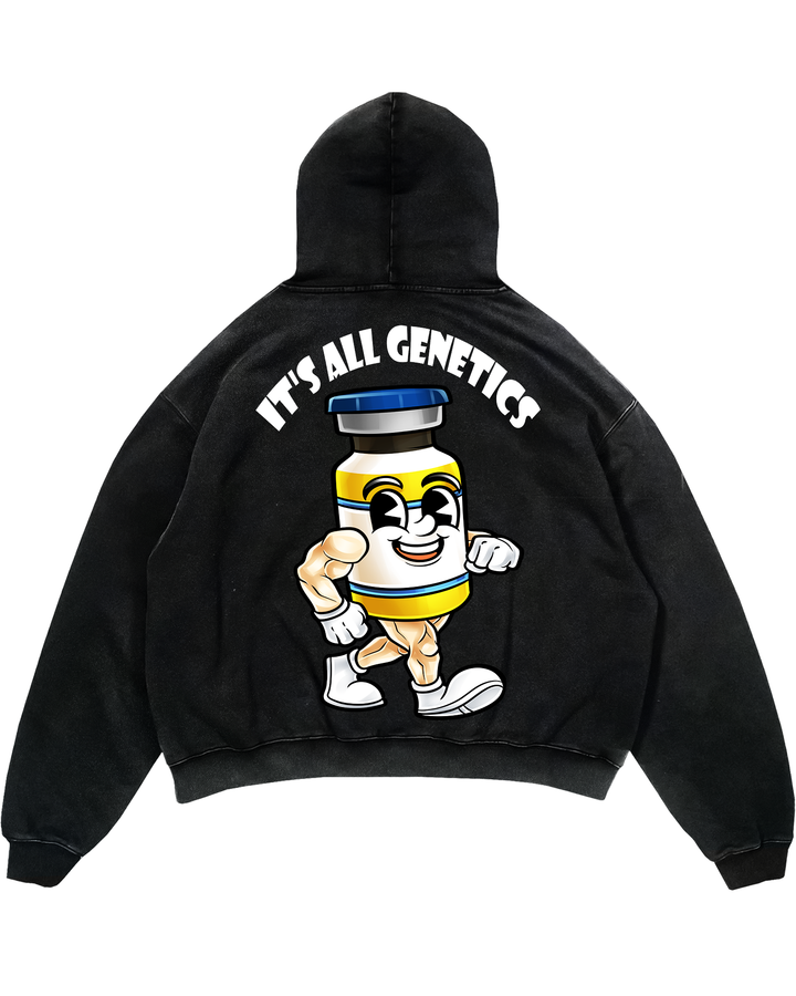 It´s all genetics (Backprint) Oversized Hoodie