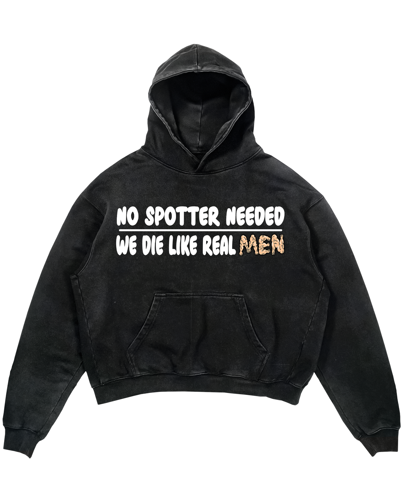 No spotter needed Oversized Hoodie