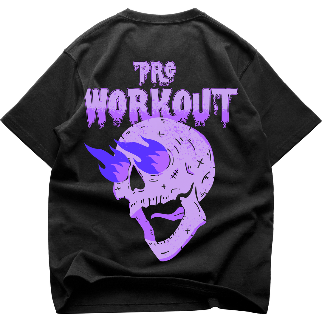 Pre-Workout (Backprint) Oversized Shirt